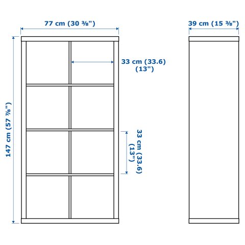 KALLAX/DRONA, етажерка с 2 кутии, 990.272.27 - IKEA България KALLAX/DRONA, етажерка с 2 кутии, 990.272.27