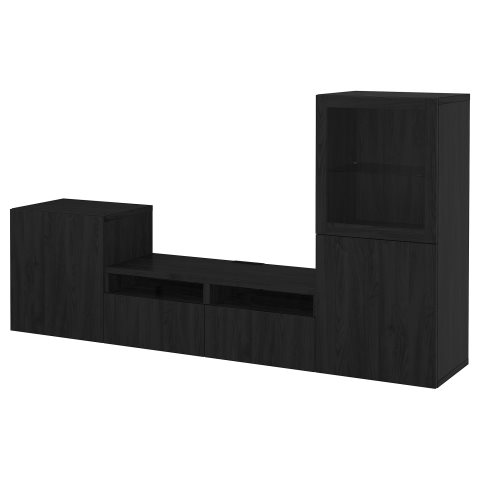 BESTA, TV секция със стъклени врати, 991.902.56 - IKEA България BESTA, TV секция със стъклени врати, 991.902.56