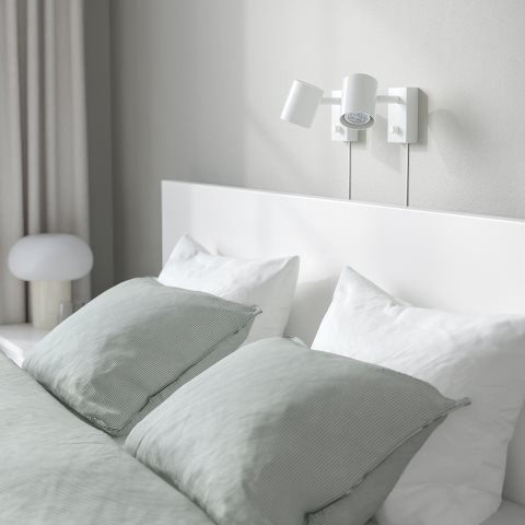 MALM, високо легло, 180x200 см, бяло, 002.494.73 - IKEA България MALM, високо легло, 180x200 см, бяло, 002.494.73