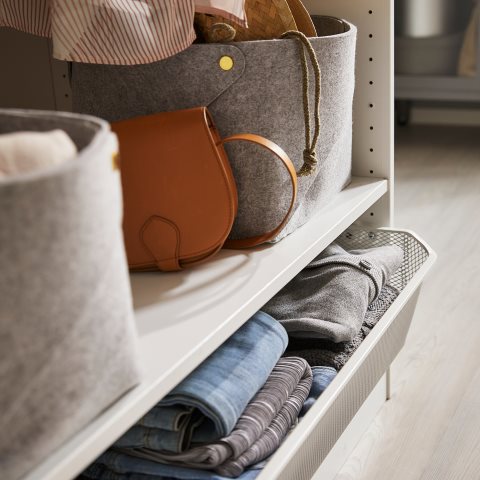 KOMPLEMENT, рафт, 100x35 см, бяло, 002.779.89 - IKEA България KOMPLEMENT, рафт, 100x35 см, бяло, 002.779.89