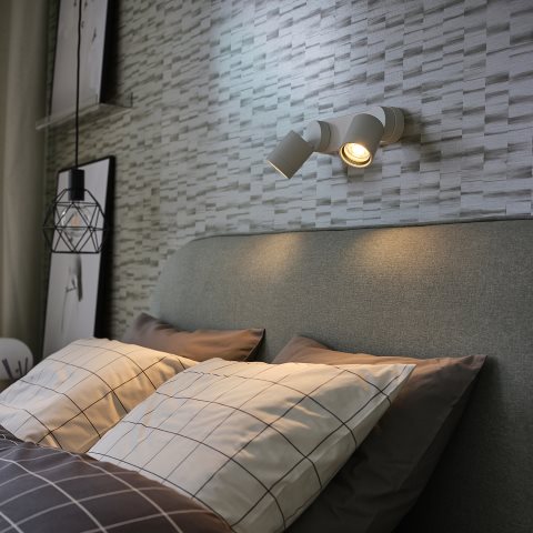NYMANE, двойна стенна лампа,свързана, 004.289.93 - IKEA България NYMANE, двойна стенна лампа,свързана, 004.289.93
