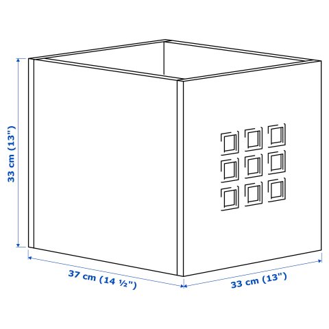 LEKMAN, кутия, 33x37x33 см, бяло, 102.471.38 - IKEA България LEKMAN, кутия, 33x37x33 см, бяло, 102.471.38