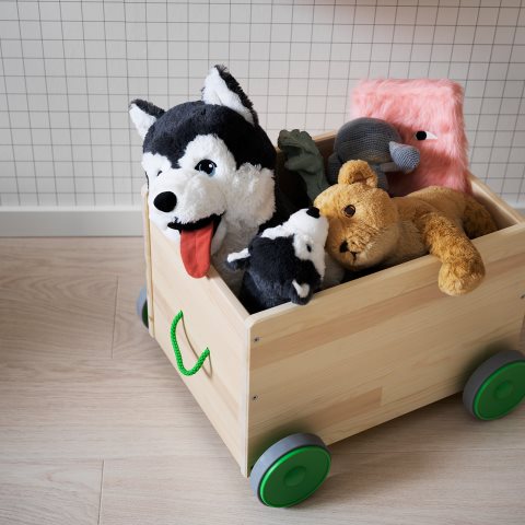 FLISAT, кутия за играчки с колелца, 102.984.20 - IKEA България FLISAT, кутия за играчки с колелца, 102.984.20