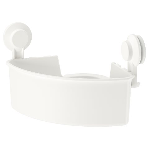 TISKEN, ъглов рафт с вакуумно закрепване, 204.003.04 - IKEA България TISKEN, ъглов рафт с вакуумно закрепване, 204.003.04