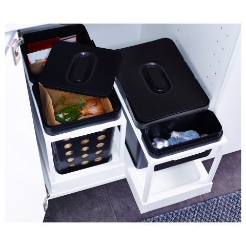 VARIERA, капак за кош за сортиране на отпадъци, 302.046.18 - IKEA България VARIERA, капак за кош за сортиране на отпадъци, 302.046.18
