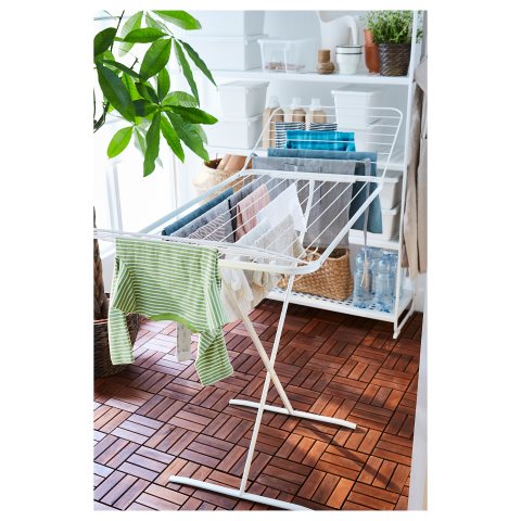 MULIG, сушилник за дрехи, бяло, 502.287.55 - IKEA България MULIG, сушилник за дрехи, бяло, 502.287.55