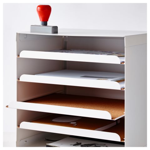 KVISSLE, поставка за документи, бяло, 701.980.31 - IKEA България KVISSLE, поставка за документи, бяло, 701.980.31