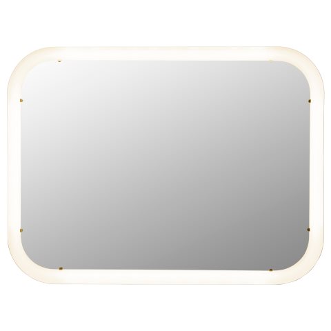 STORJORM, огледало с вградено осветление, 80x60 см, бяло, 702.481.25 - IKEA България STORJORM, огледало с вградено осветление, 80x60 см, бяло, 702.481.25