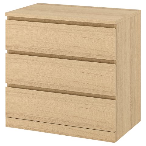 MALM, скрин с 3 чекмеджета, 804.035.64