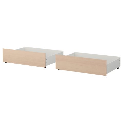 MALM, високо легло+4 кутии за съхранение, 196x209 см, 890.226.78 - IKEA България MALM, високо легло+4 кутии за съхранение, 196x209 см, 890.226.78