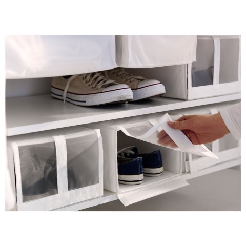 SKUBB, кутия за обувки 22x34x16 см, бяло, к-т 4 бр, 901.863.91 - IKEA България SKUBB, кутия за обувки 22x34x16 см, бяло, к-т 4 бр, 901.863.91