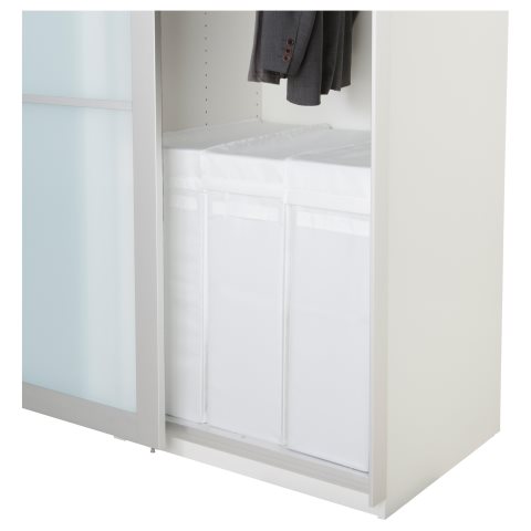 SKUBB, кош за пране със стойка, 80л, бяло, 902.240.48 - IKEA България SKUBB, кош за пране със стойка, 80л, бяло, 902.240.48