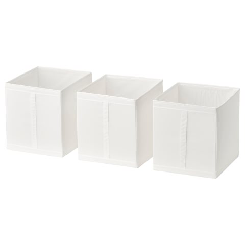 SKUBB, кутия 31x34x33 см, бяло, к-т 3 бр, 001.863.95 - IKEA България SKUBB, кутия 31x34x33 см, бяло, к-т 3 бр, 001.863.95
