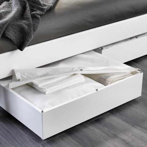 VARDO, контейнер за легло, 65x70 см, бяло, 002.226.71 - IKEA България VARDO, контейнер за легло, 65x70 см, бяло, 002.226.71