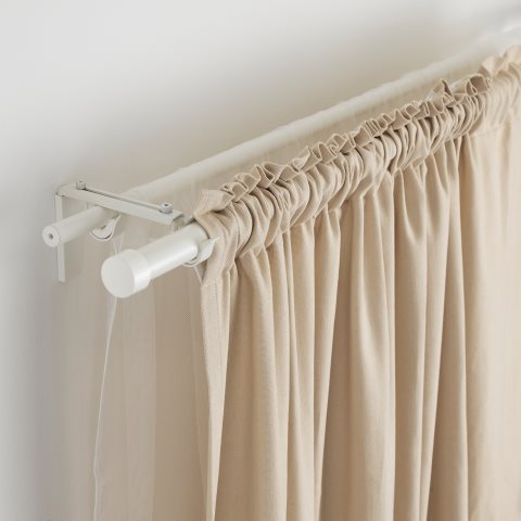 RACKA/HUGAD, двоен корниз, комбинация, 299.292.49 - IKEA България RACKA/HUGAD, двоен корниз, комбинация, 299.292.49