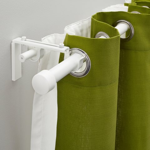 RACKA/HUGAD, двоен корниз, комбинация, 299.292.49 - IKEA България RACKA/HUGAD, двоен корниз, комбинация, 299.292.49