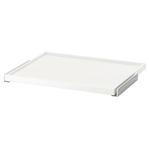 KOMPLEMENT, подвижна поставка, 75x58 см, бяло, 302.463.74