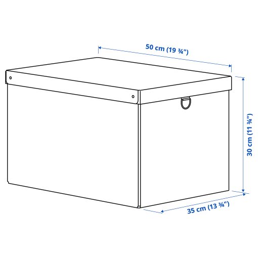 NIMM, кутия с капак, 35x50x30 см, 005.200.53