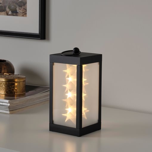 STRÅLA, LED декорация за маса, работи на батерии, 005.633.49
