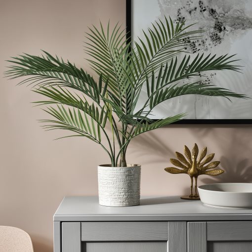 FEJKA, изк. саксийно растение, за употр. на закр./откр., палма Areca, 12 см, 006.152.25