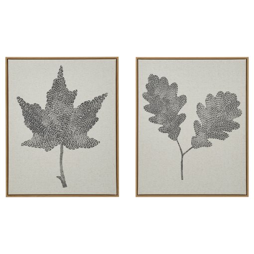 BLODFLÄDER, картина, "Черни листа", 40x50 см, 006.238.57