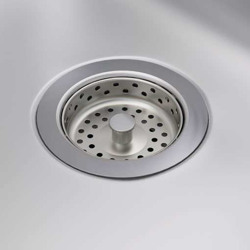 FYNDIG, Мивка за вграждане, 1 корито+отцедник, 091.581.85