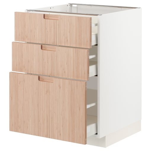 METOD/MAXIMERA, долен шкаф с 3 чекмеджета, 093.302.80