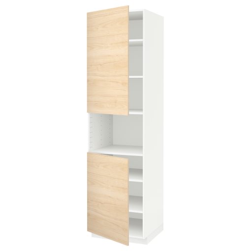 METOD, висок шкаф за микровълнова с 2 врати/рафт, 094.578.63