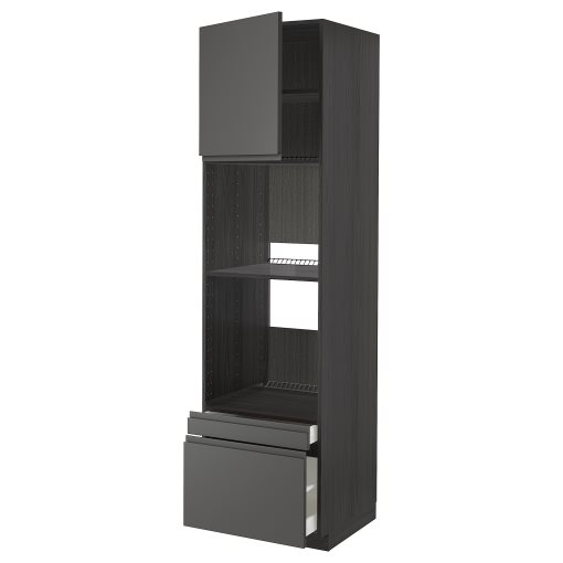 METOD/MAXIMERA, висок шкаф за фурнаа/комби фур+вр/2чекм, 094.599.56