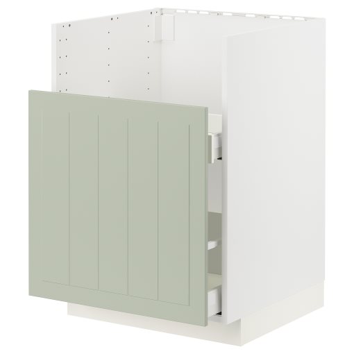 METOD/MAXIMERA, долен шкаф за мивка BREDSJON с 1 чело/2чекм., 094.868.32