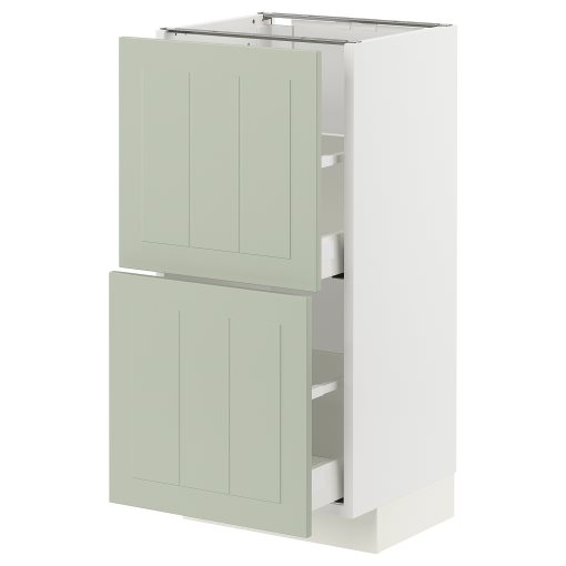 METOD/MAXIMERA, долен шкаф с 2 чекмеджета, 094.874.93