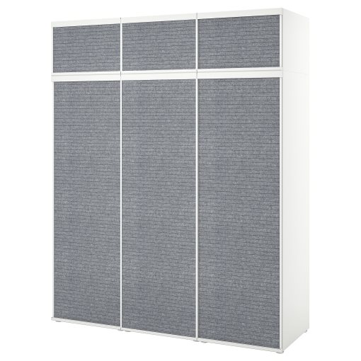 PLATSA, гардероб с 6 плъзгащи се врати, с две лица, 094.941.58