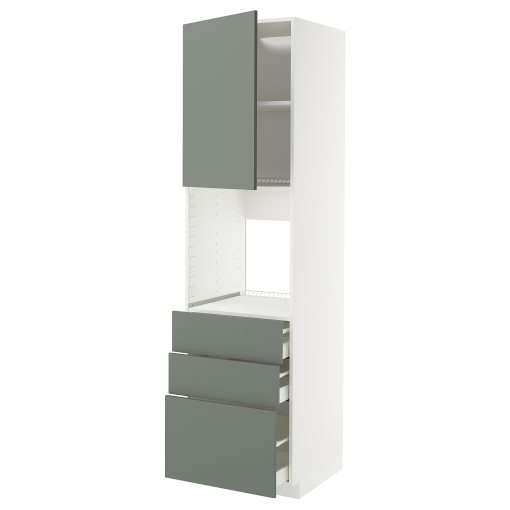 METOD/MAXIMERA, висок шкаф за фурна с врата/3 чекм., 095.658.34