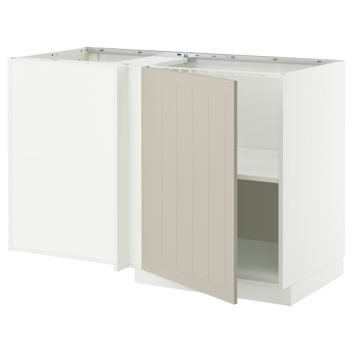 METOD, ъглов долен шкаф с рафт, 095.850.40