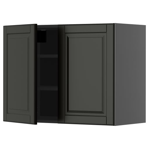 METOD, стенен шкаф с рафтове/2 вратички, 095.887.79