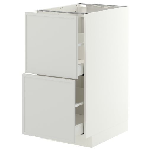 METOD/MAXIMERA, долен шкаф с 2 чела/2 високи чекмеджета, 40x60 см, 096.043.69