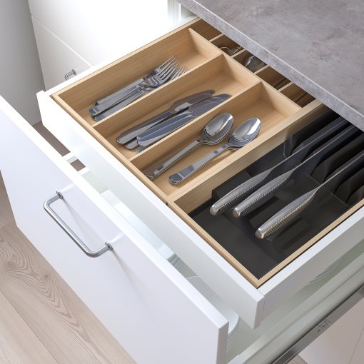 UPPDATERA, поставка за прибори с поставка за нож, 52x50 см, 096.117.89