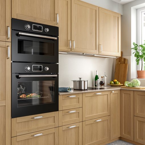 FORNEBY, Фурна с гор. въздух с директна пара, пиролитична IKEA 700, 105.568.95