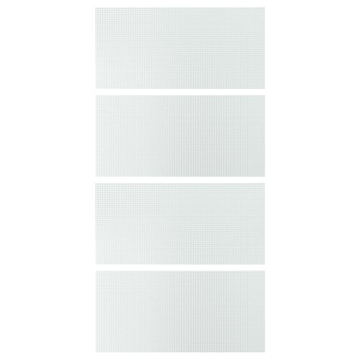 LUNDBRÄSMA, 4 панела за рамка на плъзгащи врати, 100x201 см, 106.292.36