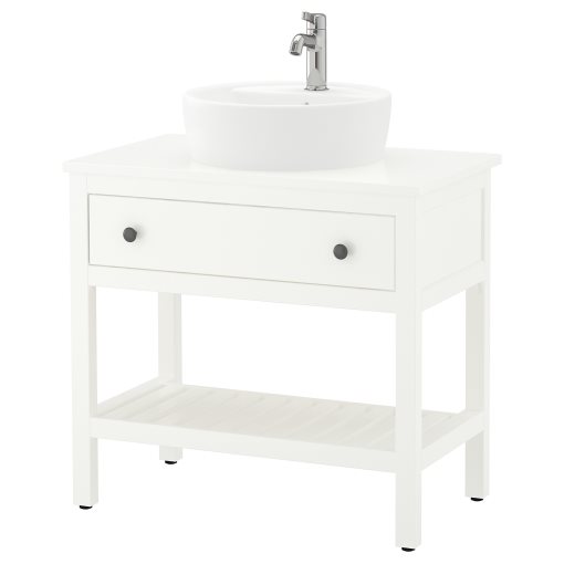 HEMNES/TORNVIKEN, открит шкаф с чекм./мивка/смесит., 195.468.59