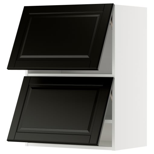 METOD, хоризонтален стенен шкаф с 2 врати, push бутон, 195.789.92