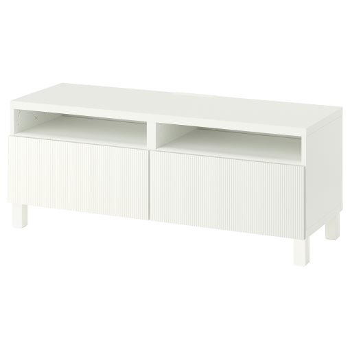 BESTÅ, TV шкаф с чекмеджета, 120x42x48 см, 195.973.68