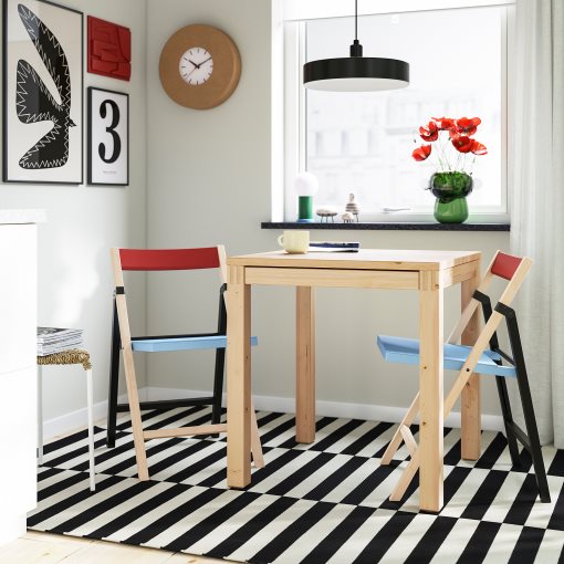 IKEA PS 2026, Маса с 2 сгъваеми стола, 196.343.75