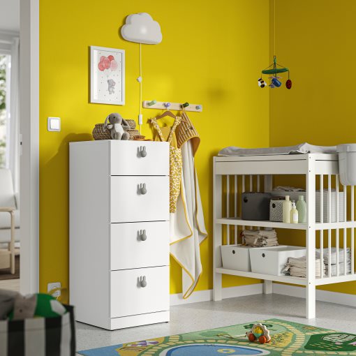 LASTARE, скрин с 4 чекмеджета, 40x42x100 см, 205.993.52