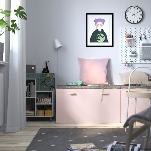 SMÅSTAD, пейка с кутия за играчки, 90x50x48 см, 293.891.56