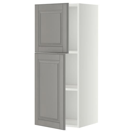 METOD, стенен шкаф с рафтове/2 вратички, 294.582.39