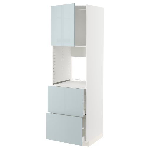 METOD/MAXIMERA, Висок шкаф за фурна, чекм/2 чела/2 високи чекм, 294.789.92