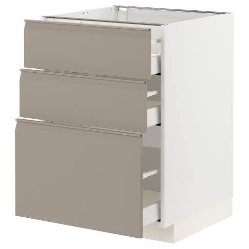 METOD/MAXIMERA, долен шкаф с 3 чекмеджета, 294.916.20