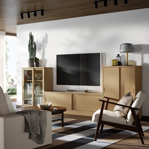 TONSTAD, TV/секция с плъзгащи се врати, 295.150.65