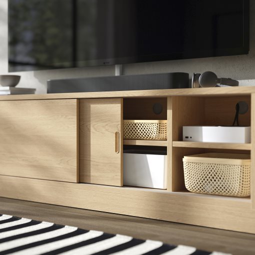 TONSTAD, TV/секция с плъзгащи се врати, 295.150.65